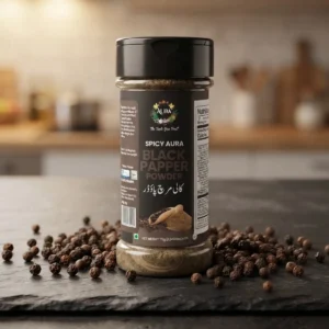 Spices Aura Premium Black Pepper Powder – 75g | Freshly Ground Sharp Spice