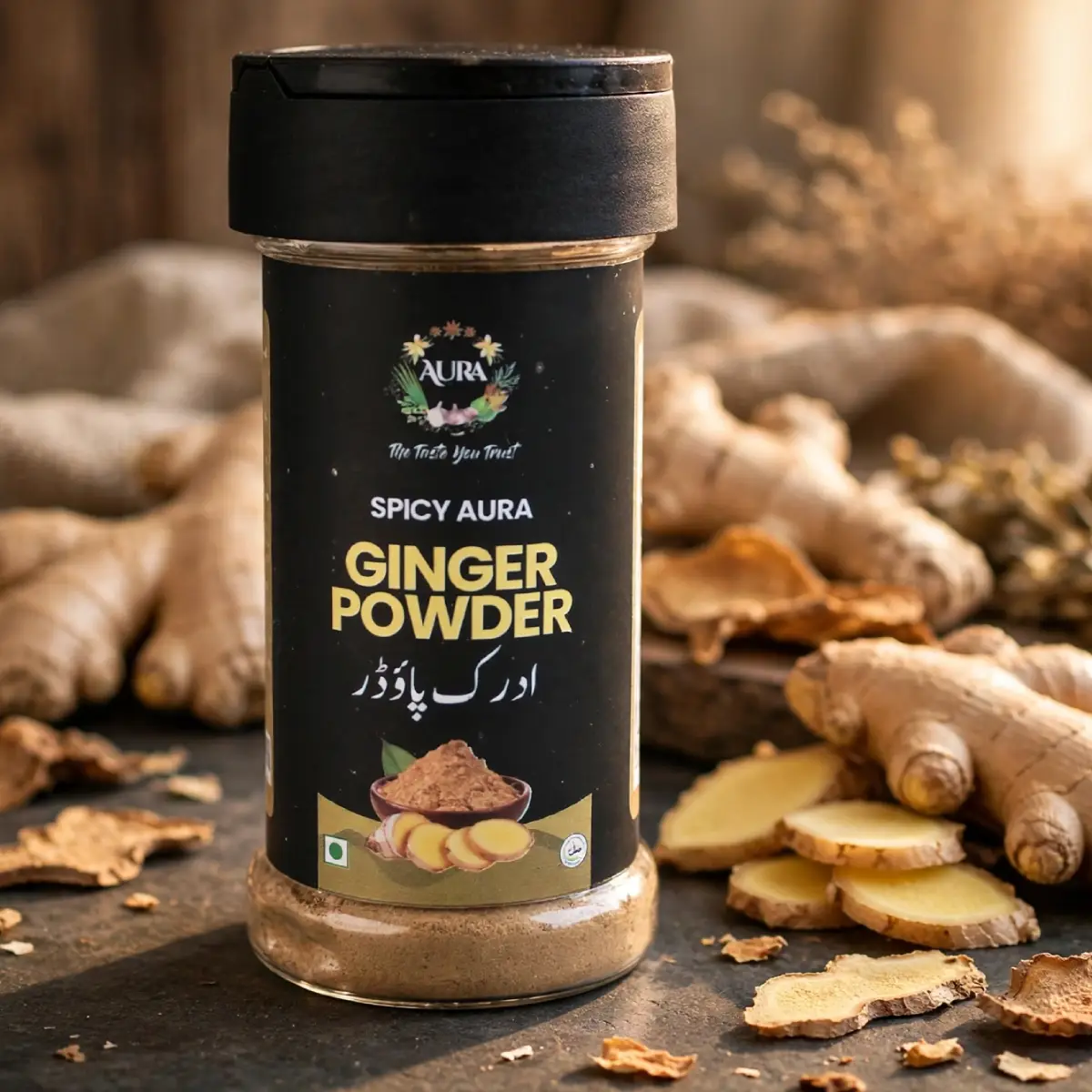 Spices Aura Premium – Ginger Powder – 80g | Warm & Spicy Baking Spice