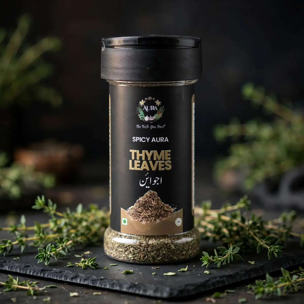 Spices Aura Premium – Thyme Leaves – 35g | Earthy & Floral Culinary Herb
