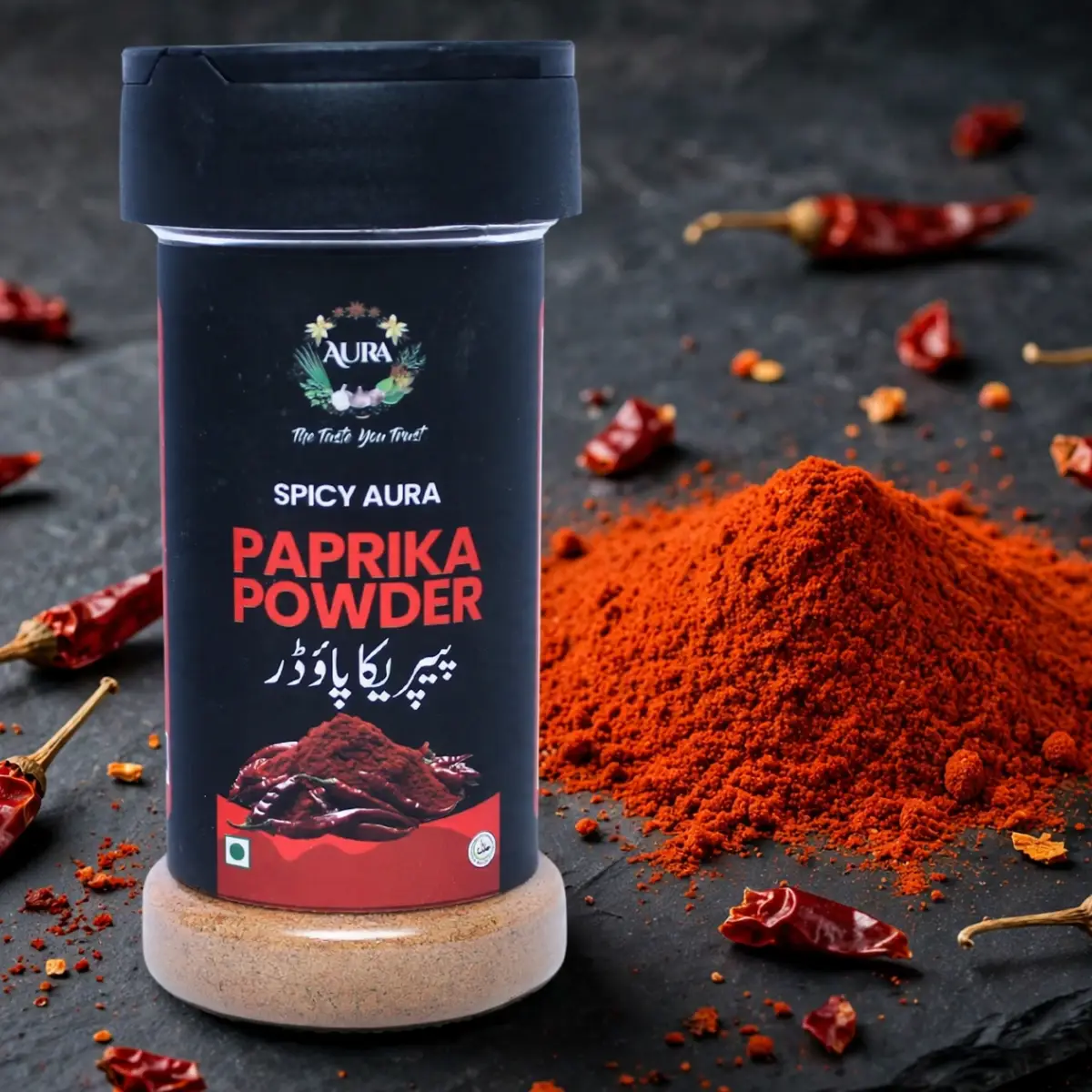 Spices Aura Sweet – Paprika Powder – 75g | Vibrant Color & Mild Heat